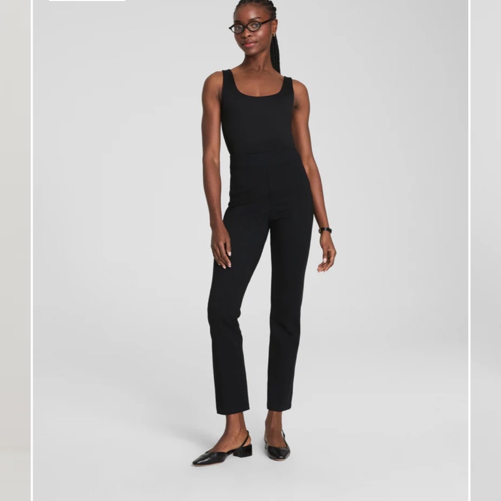 Spanx Black Straight Leg  Pants